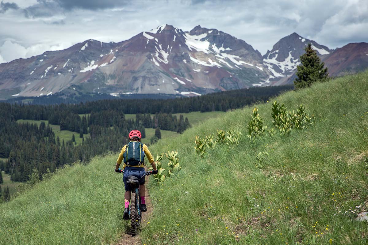 Bikepacking in Colorado's San Juan Mountains (mountain scene)